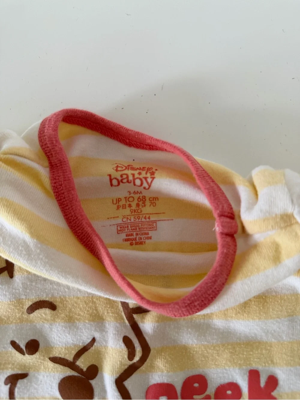 Disney Store Winnie the Pooh Baby Pajama Set